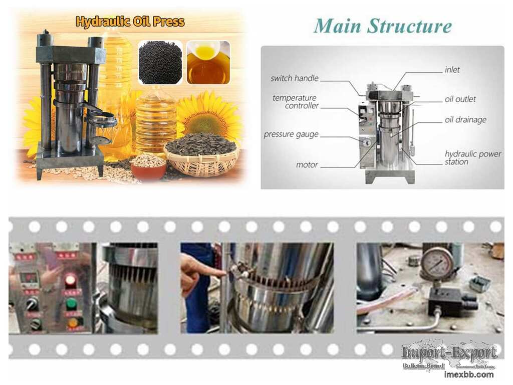 Hydraulic Oil Press  Oil Extractor