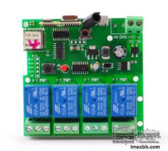 Smart Remote Control Wireless Switch Universal Module 4ch DC 5V 12V 32V 220
