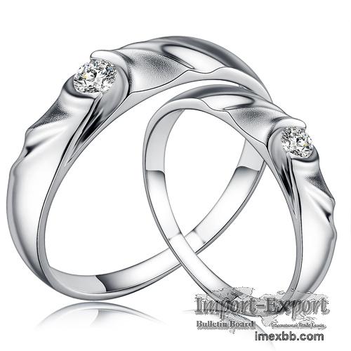 Zirconia Sterling Silver Rings Engagement Jewelry 925 Sterling Silver Ring 