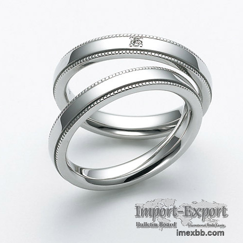 Design simple s925 sterling silver ring couple ring