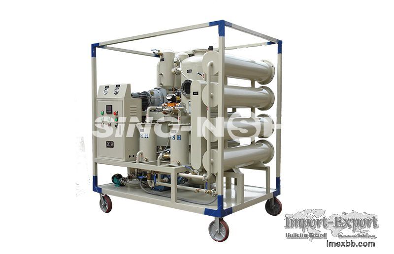 double-stage vacuum transformer oil regeneration unit