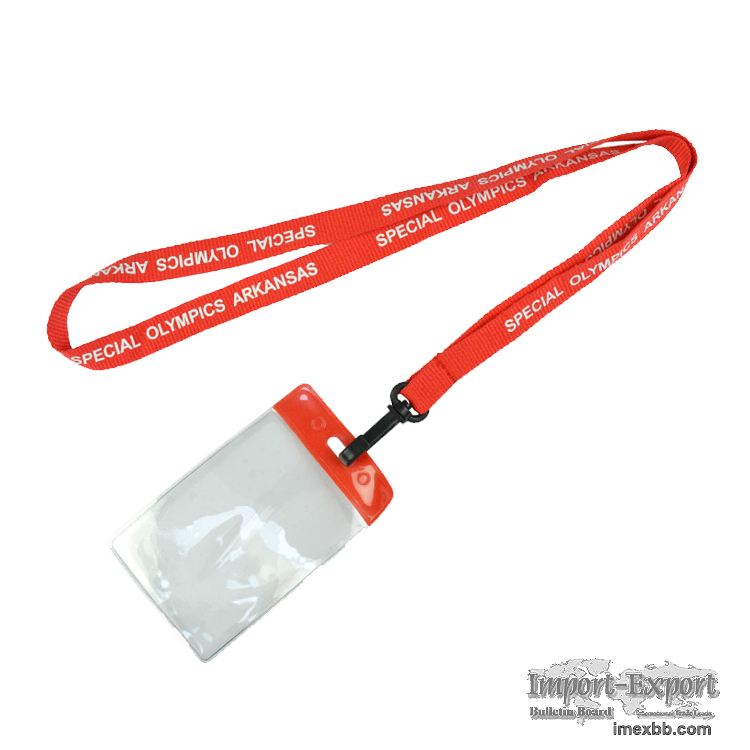 Printed Lanyard with Card Holder for Promotional Gifts