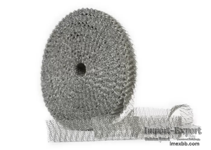 AISI 316 3.8mm Knitted Wire Mesh / Gas Liquid Mesh Filter For USA Thermal I