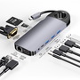 10 In 1 Premium USB C Hub to 4K HDMI USB 3.0 TF VGA Adapter RJ45 Network