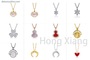 Beautiful zircon cut into various shapes and necklaces are exquisite