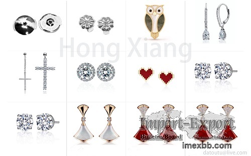 Fan Shaped Pendant Earrings Animal Earrings