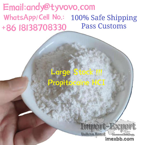 Security Clearance >99%  Purity Propitocaine HCL Powder