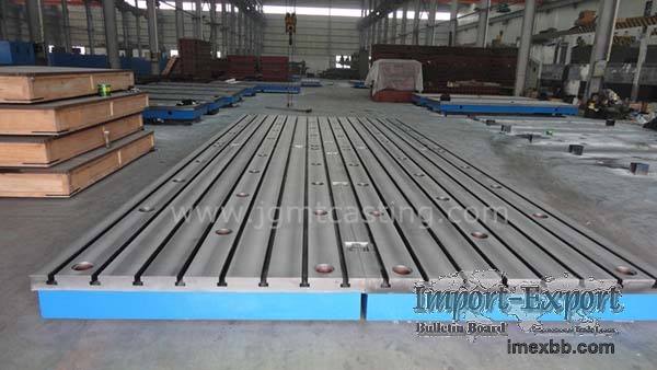 Bed floor plates t slotted platform 