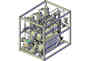 PEM hydrogen generator1000m3/h hho generator  water electrolysis with high 