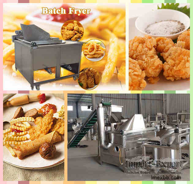 Continuous Food Fryer  Frying Machine