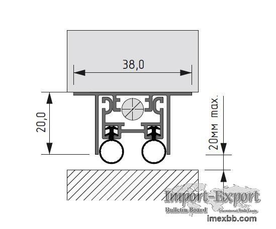 Automatic drop down seal TF 38x20