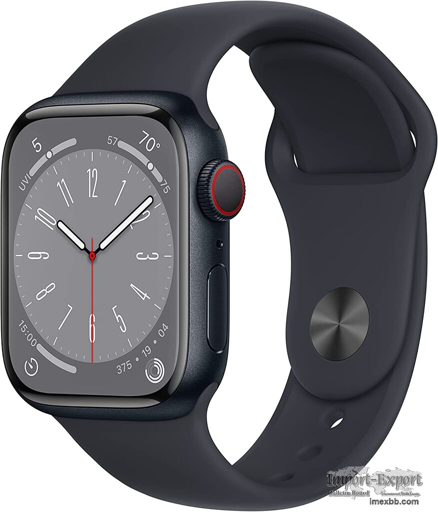 Apple Watch Series 8 [GPS + Cellular 41mm] Smart Watch w/Midnight Aluminum 