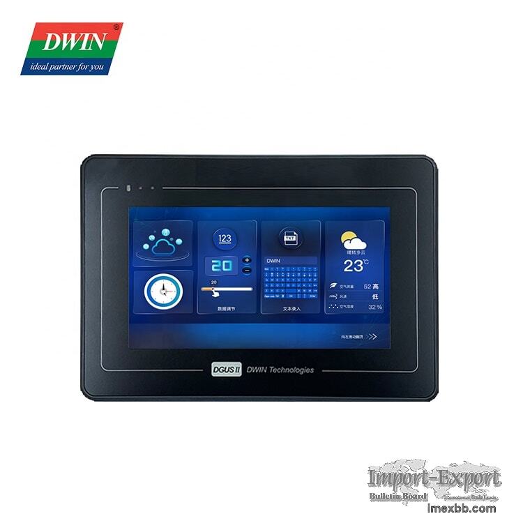Dwin 7 inch tft screen 1024*600 HMI industrial display UART LCD display Mod