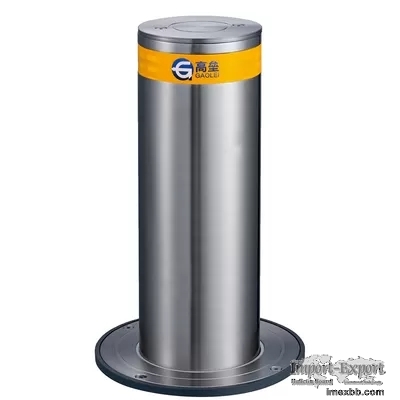 H 1.1m Automatic Rising Bollards 110 KG 4S Rise Road Safety Bollards
