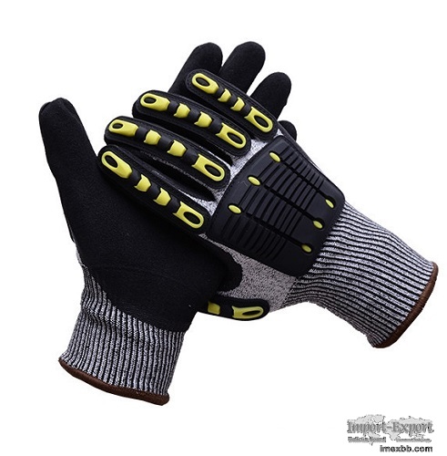 Oilfield Oil&Gas Petroleum Industrial Use TPR Cut Resistance Gloves