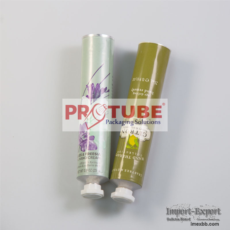 aluminum tube for hand cream packaging 