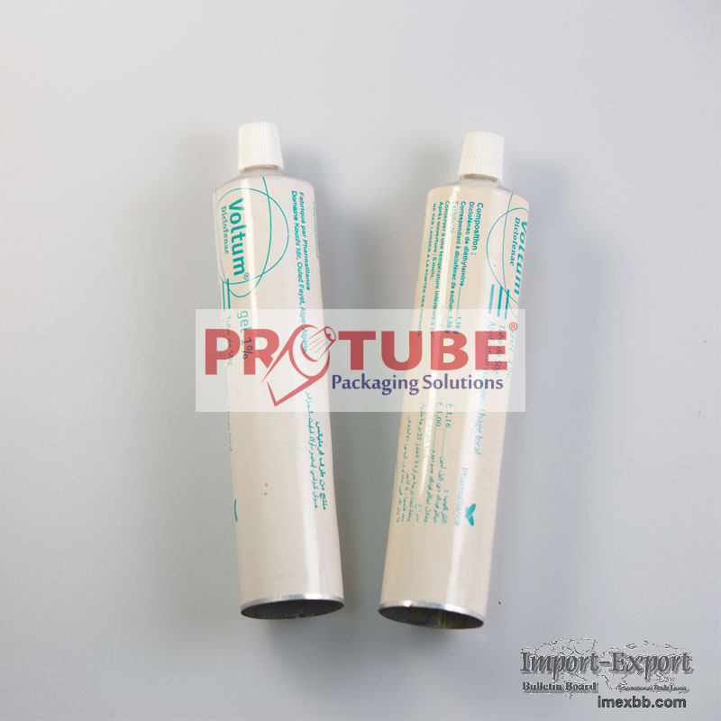 pharmaceutical cream aluminum tube packaging