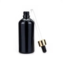 Black Glass Dropper 100ml Pipette Bottle Customized Cosmetic Bottle