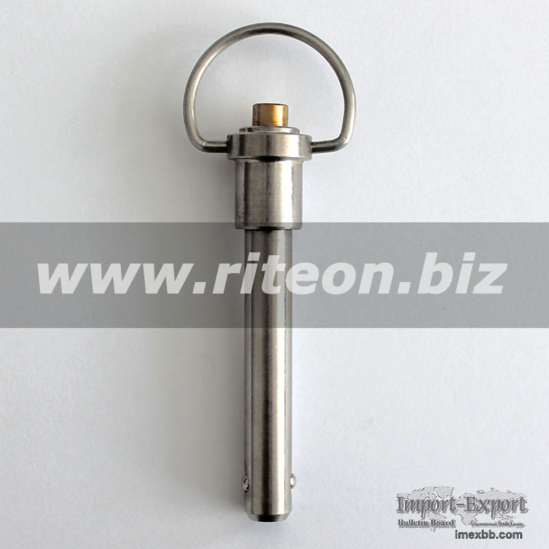Ring handle ball lock pin / M8SR40