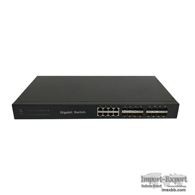 10/100/1000Mbps Fiber Optic Switch