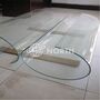 Large Safety Low Iron Extra Clear Curved Glass For Glass Wall