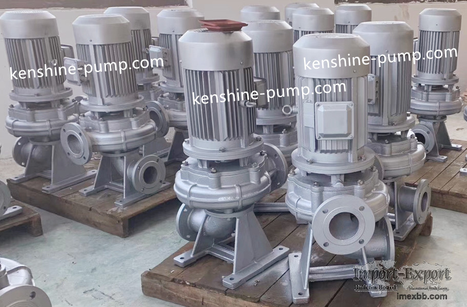 LW Vertical in-line sewage drainage pump