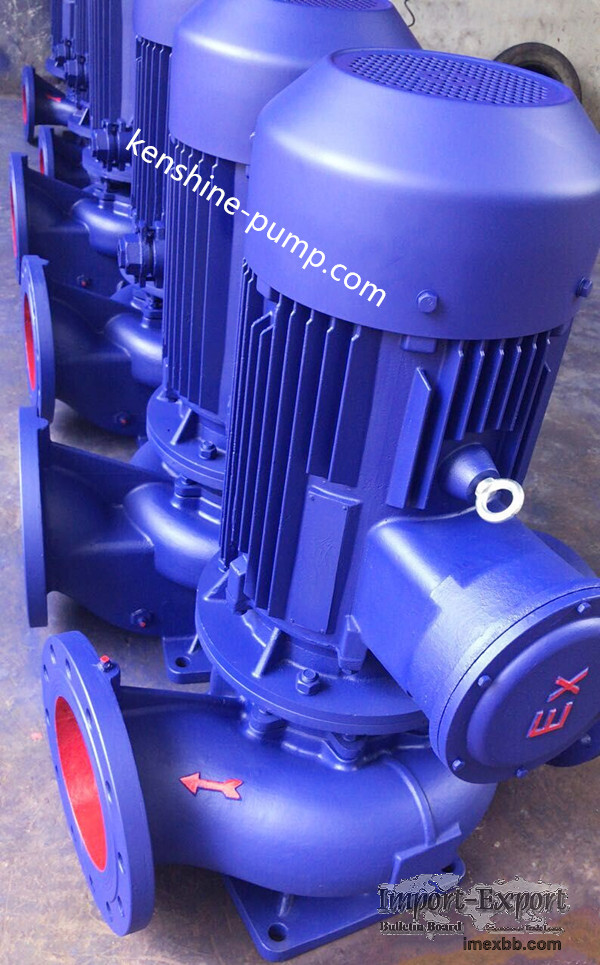 ISG Vertical in-line pipeline centrifugal pump
