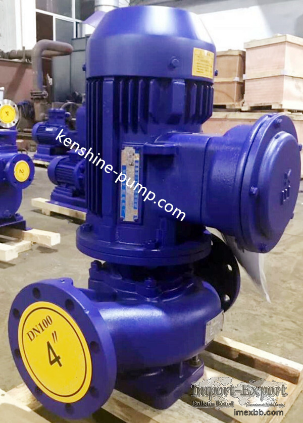 Vertical pipeline centrifugal oil pump