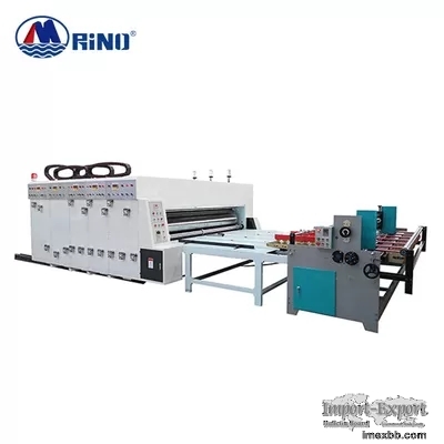 Corrugated Carton Box Flexo Printing Machine With Slotter