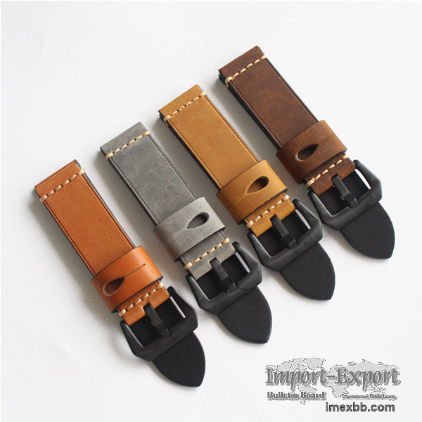 Crazy Horse Leather Watch Strap