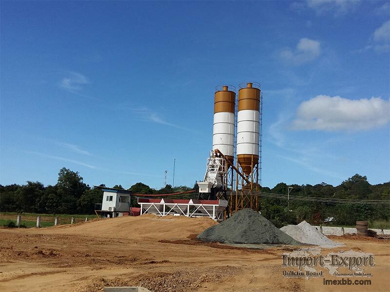 Skip Hoist Concrete Batching Plant