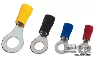 UL Coated Tin Battery Insulated Crimp Cable Ring Terminals
