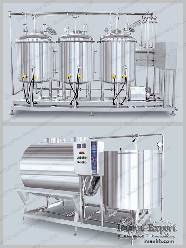 Yogurt CIP Cleaning System  Yogurt Machines Cleaning Equipment