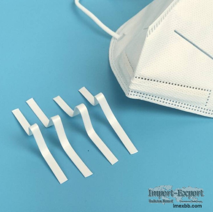 Plastic nose wire manufacturer nose bridge plastic core nose wire for mask