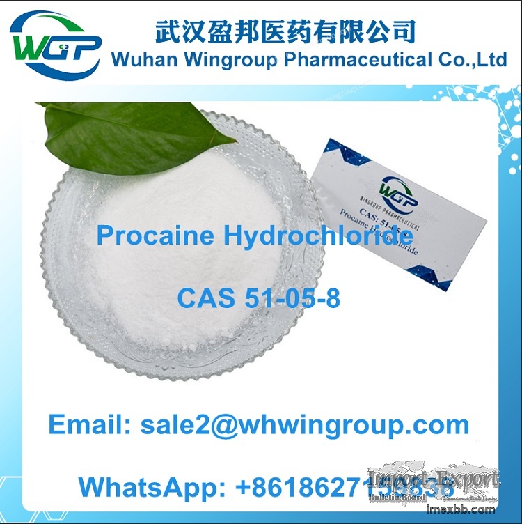 Buy High Quality CAS 51-05-8 Procaine HCl for Pain Relief +8618627159838