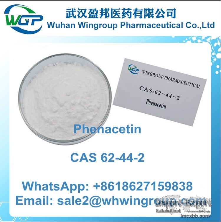 Buy Pain Relieving Phenacetin CAS 62-44-2 with Safe Delivery +8618627159838