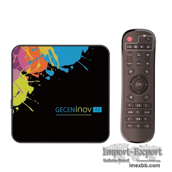 GECEN A3 Android 10 Tv Box Amlogic S905X3 Dual WiFi 8k Tv Box