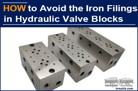 AAK Hydraulic Valve Block Without Iron Filings, Maarten admired!