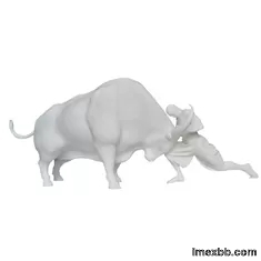 Industrial Bull Resin SLA 3D Printing Service With Painted