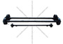 Trailer Leaf Spring Axle with Idler Hubs