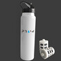 Bpa-free portable filter food grade stainless steel water bottle