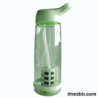 BPA Free Portable Plastic Water Bottle With Charcoal Filter