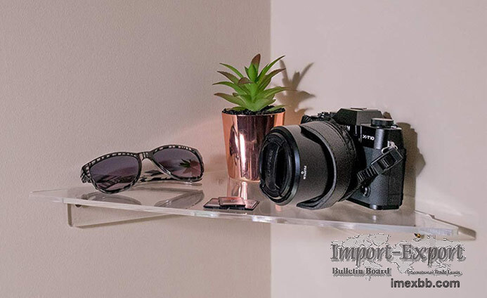 ACRYLIC FLOATING SHELVES