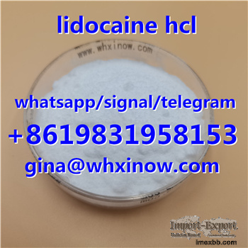 99% lidocaine hydrochloride powder, lidocaine hcl China factory direct sell