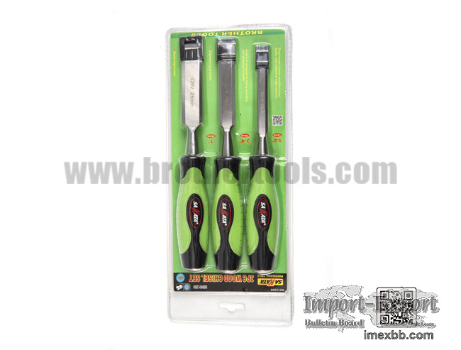 3PC WOOD CHISEL SET