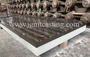 cast iron floor bed plate for turning machine