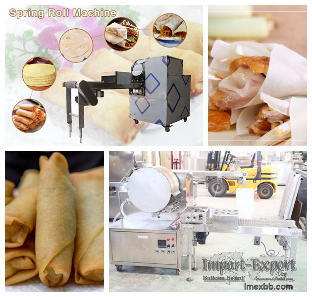 Spring Roll Machine  Pancake Maker  Chapatti Making Machine