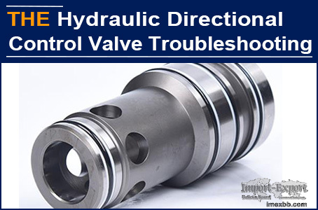 Hydraulic Directional Control Valve Troubleshooting, Leo Admired AAK