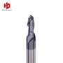 2-flute Coated Solid Carbide Round Nose End Mill with Kinds of Sizes