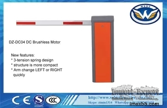 DC24V Car Park Safety Barriers 2 Spring For 6m Arm Direction Change Easy